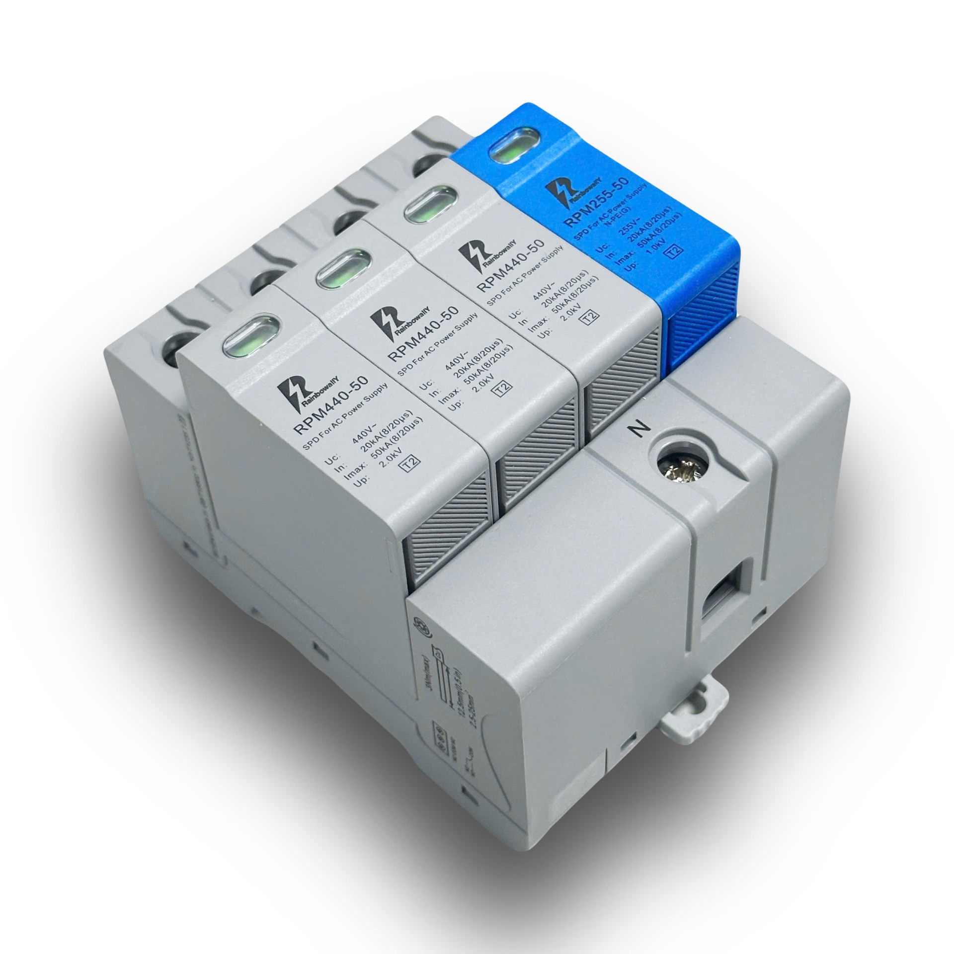 Cắt sét 3 pha AC (RPM440-50-3N-NPGD)